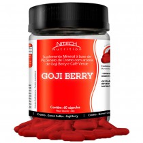 Conheça o suplemento Mineral Goji Berry Nitech Nutrition. Goji Berry Nitech possui Picolinato de Cromo, Extrato de Café Verde e Extrato de Goji Berry.